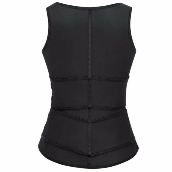 Neoprene Waist Trainer Body Shaper Compress Vest - Picture 4 of 4